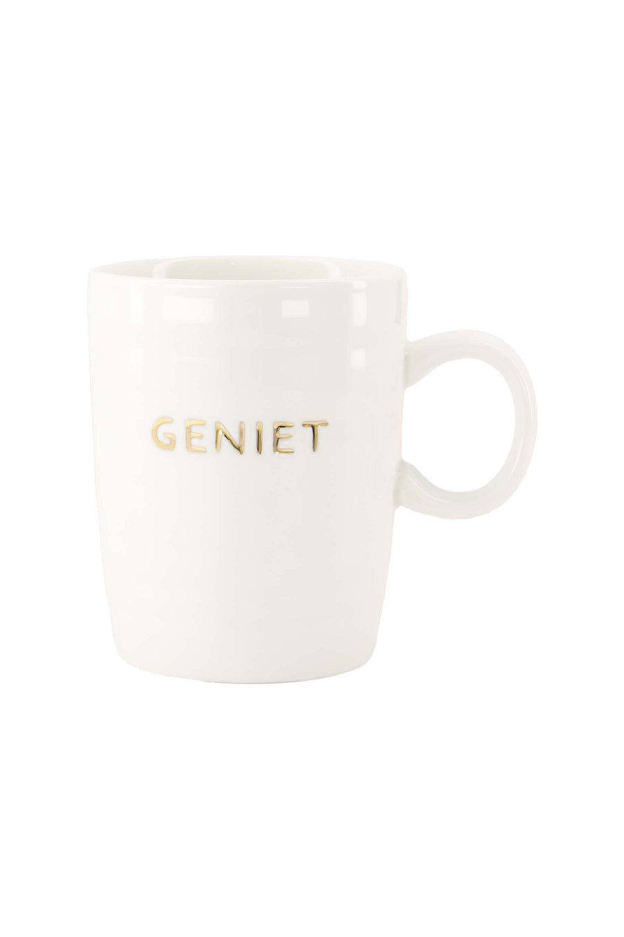 theemok geniet | white / gold