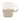 Tea Time Teacup | White / Dark Sand