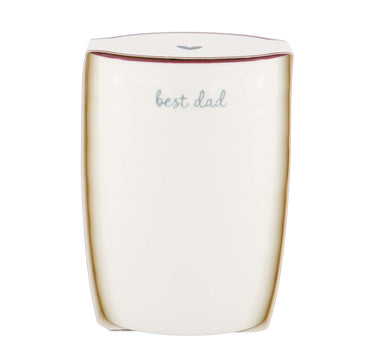 "Best Dad" Coffee Mug | White / Blue