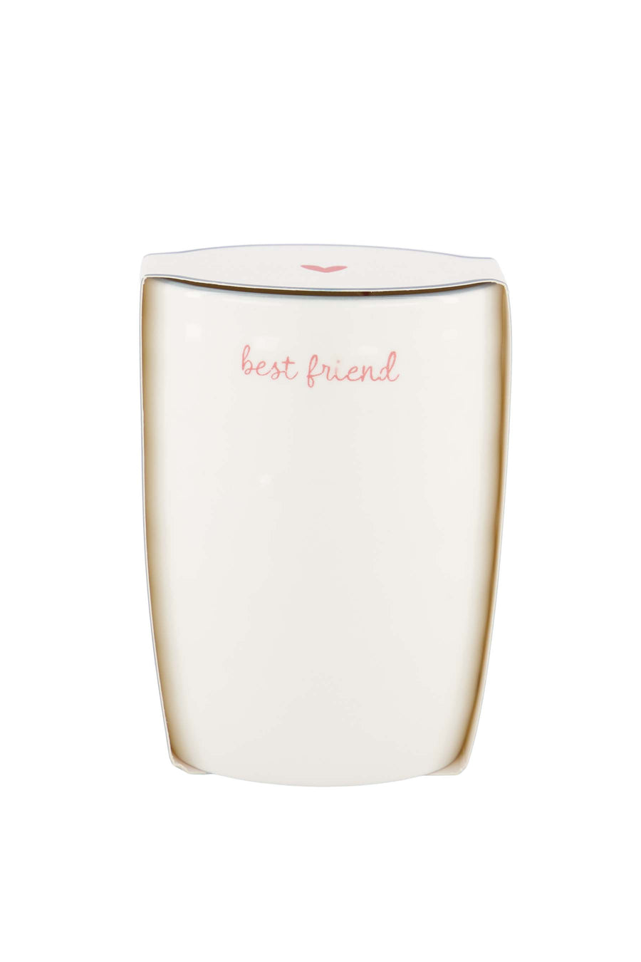 "Best Friend" coffee mug | white / dark pink