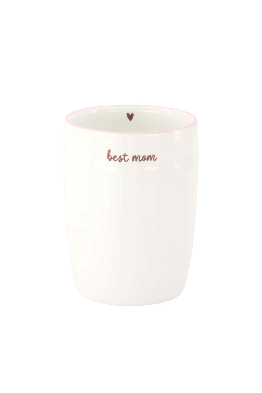 koffiemok best mom | white  / dark red