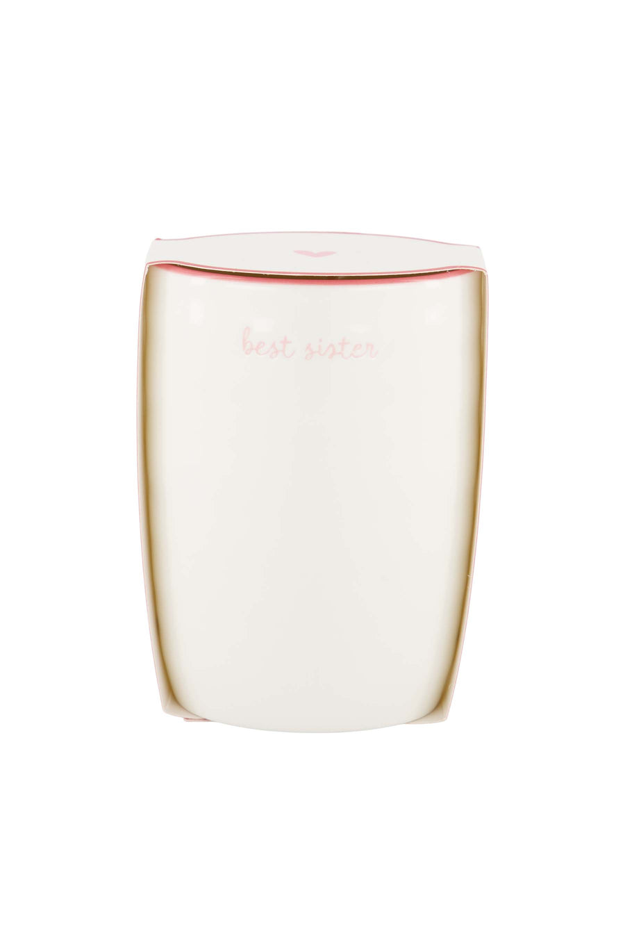 koffiemok best sister | white / light pink