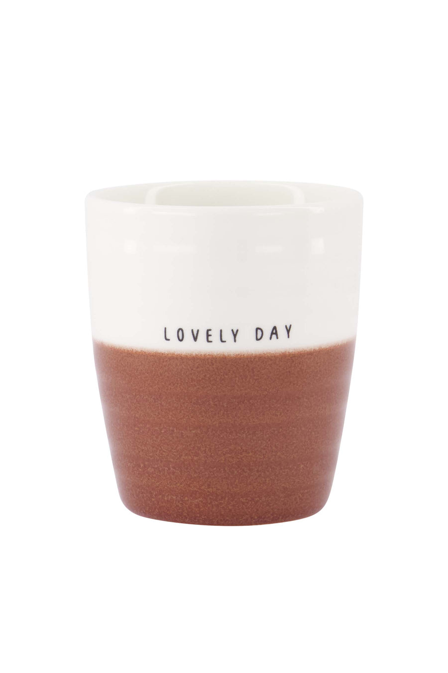 koffiemok lovely day | white  / dark red