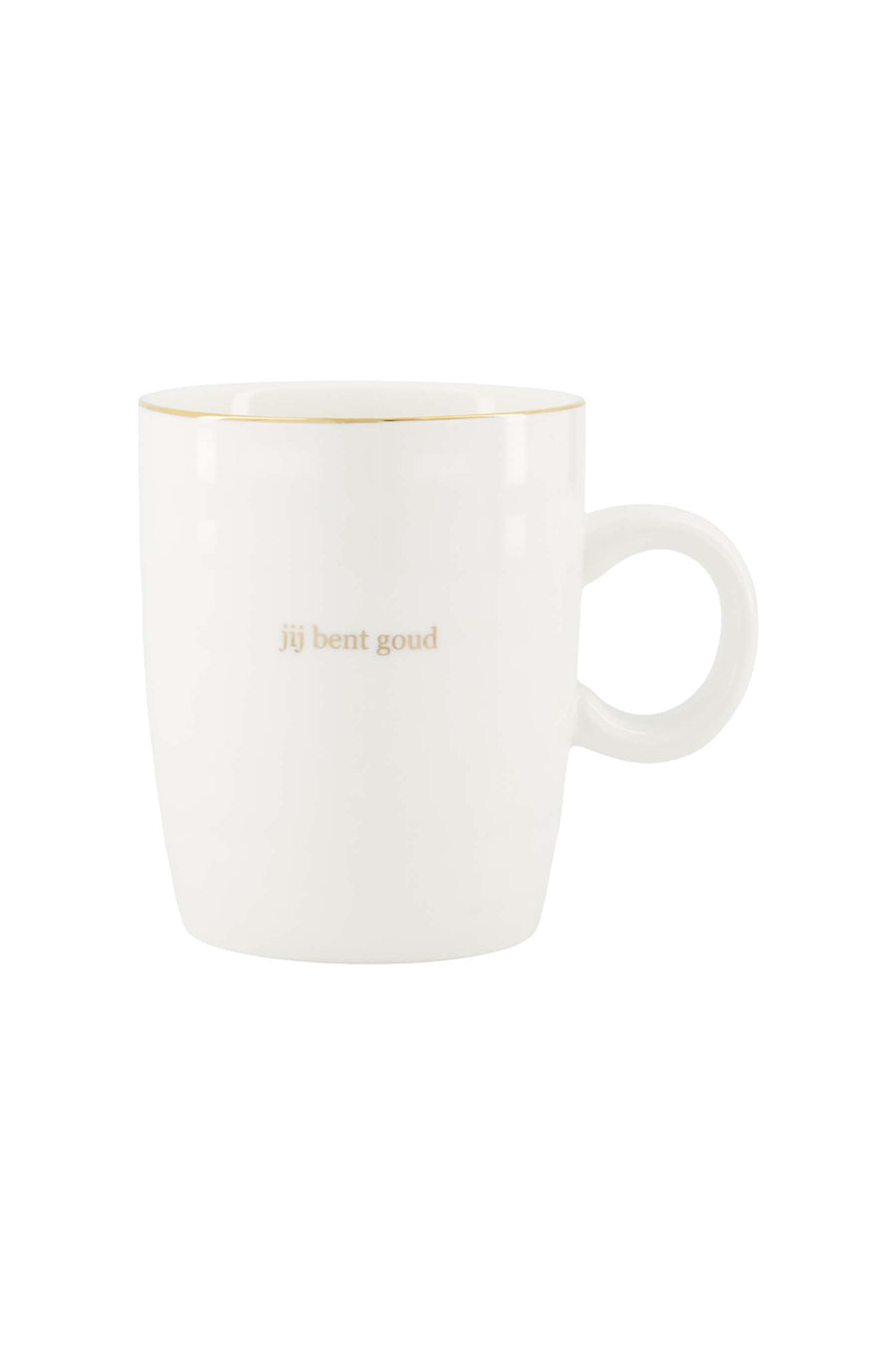 theemok jij bent goud | white / gold