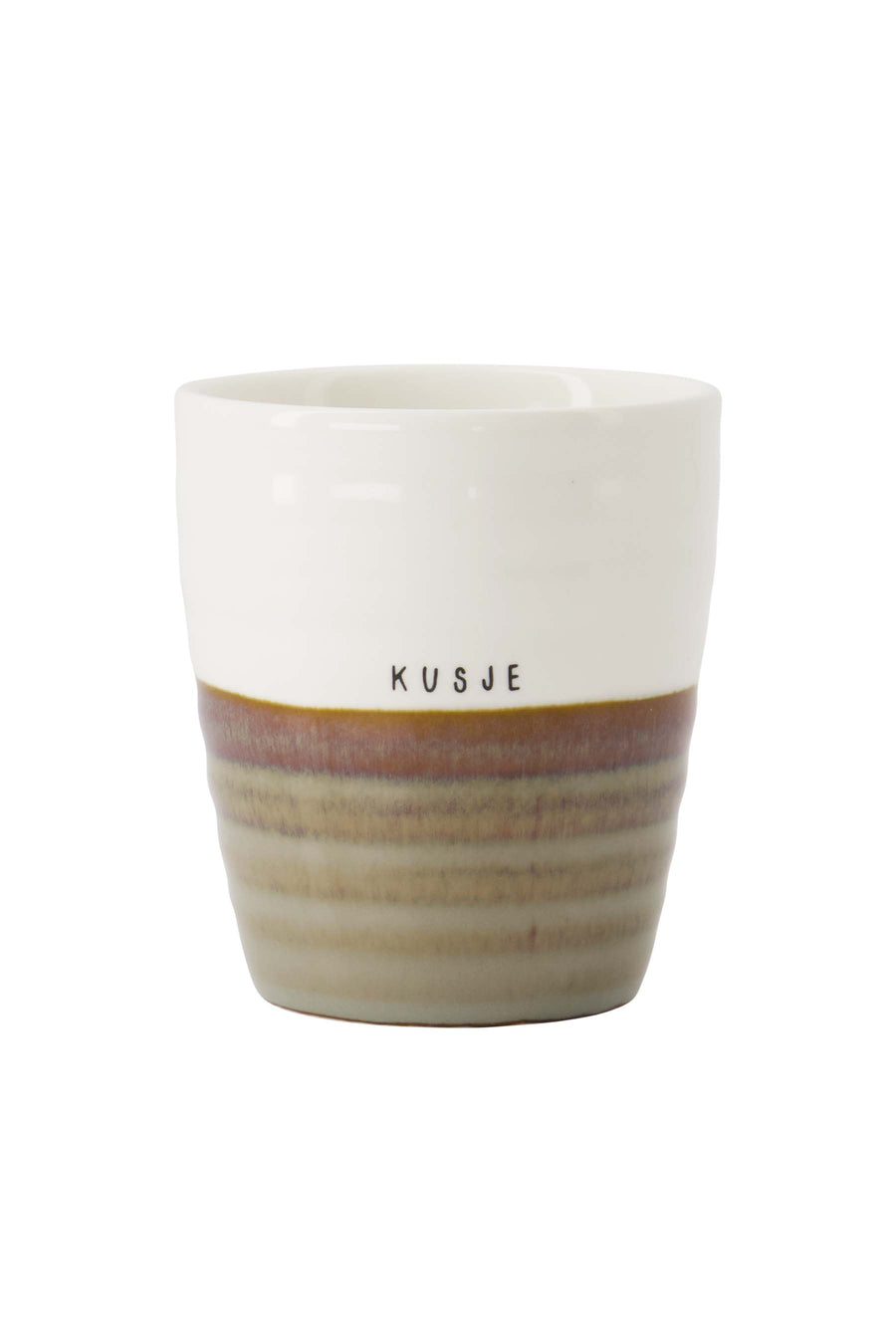 coffee mug kiss | gray-blue / white