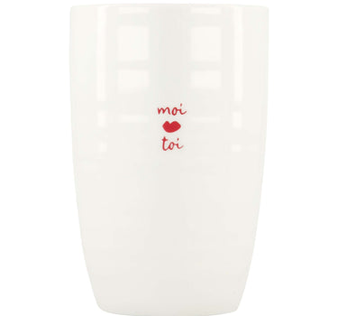 mok L moi toi | white / red