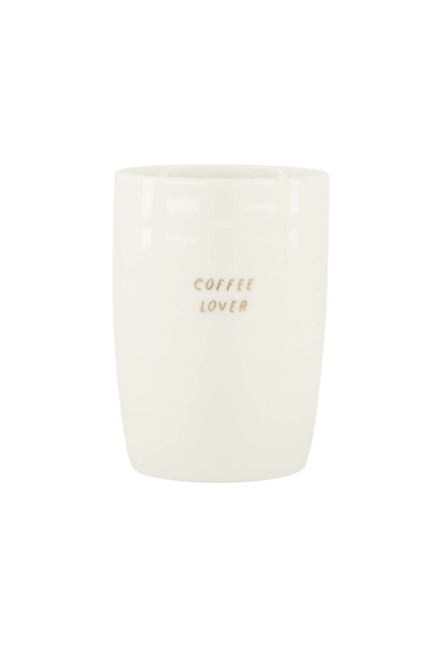 koffiemok coffee lover wit/goud | wit / goud