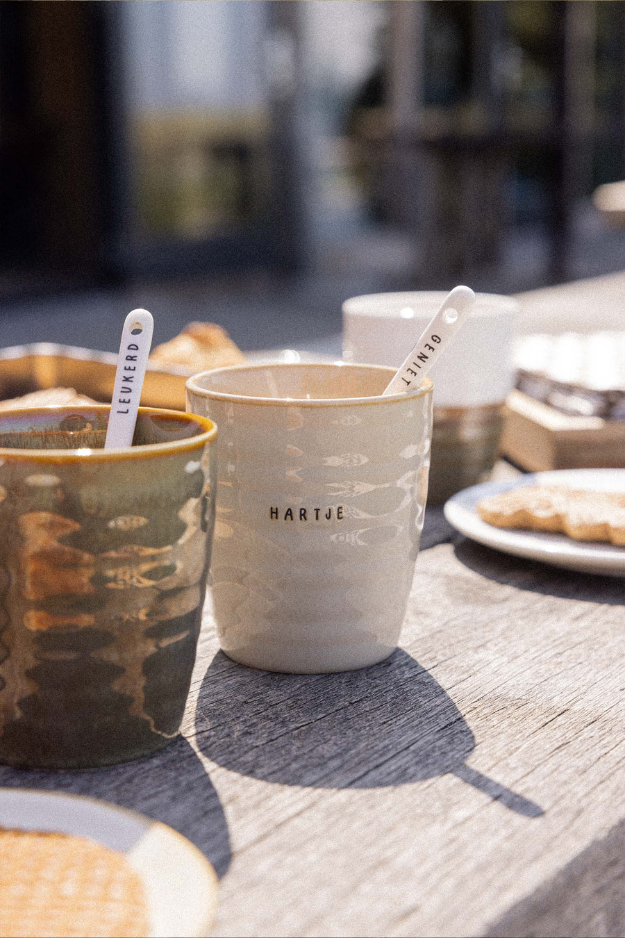 koffiemok hartje zand | zand