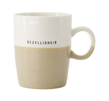 theemok gezelligheid wit/zand | white / sand
