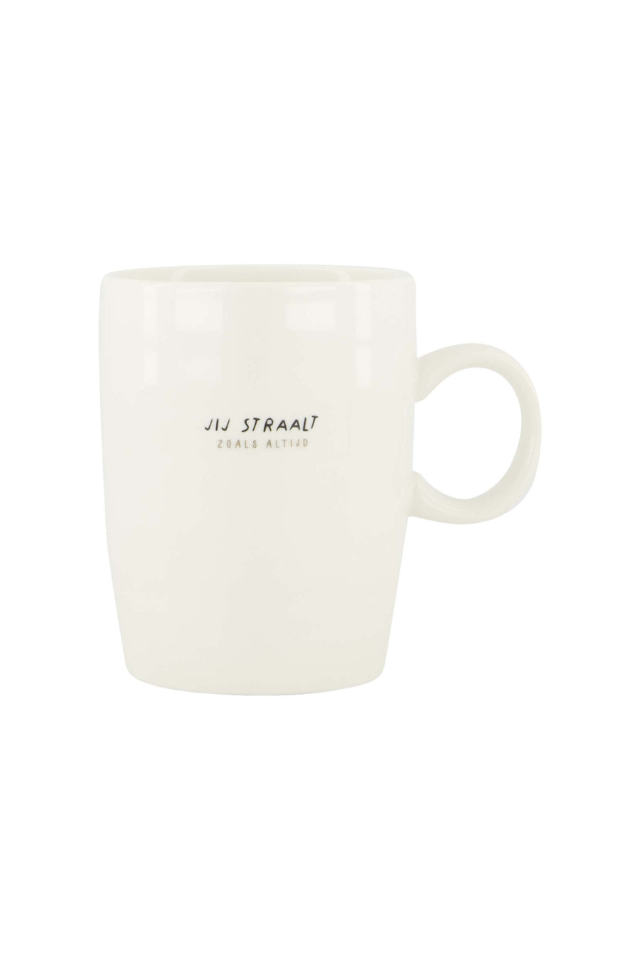 theemok jij straalt wit/zwart | wit / zwart