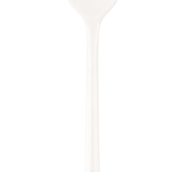Lepeltje Hartje | white / gold