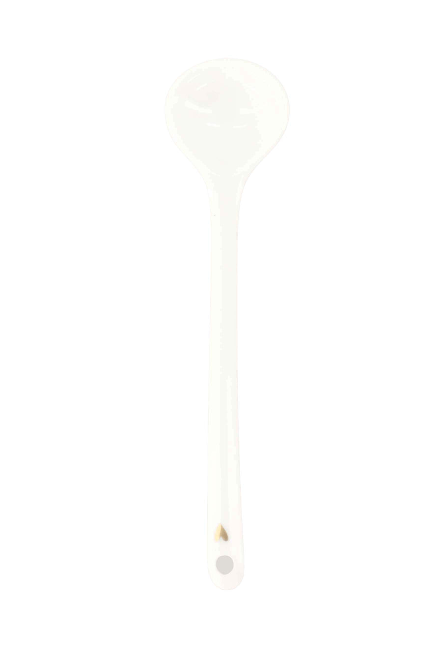 lepeltje hartje | white / gold