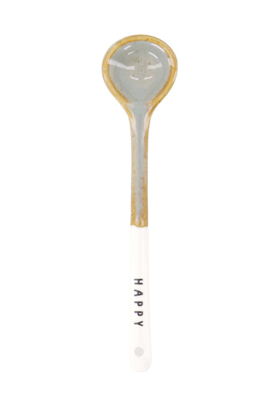lepeltje happy | white / ash blue