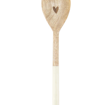 lepel hartje | naturel / white