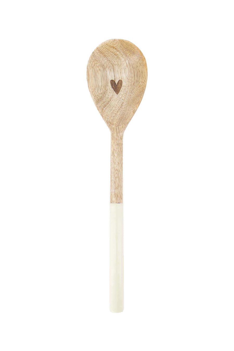 lepel hartje | naturel / white