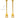 Set of 2 heart-shaped forks | gold