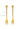 2er-Set Herz-Gabeln | Gold