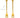 Set of 2 heart-shaped forks | gold