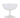Transparent heart-shaped coupe glass by Zusss, clear glass dessert glass with a stem.