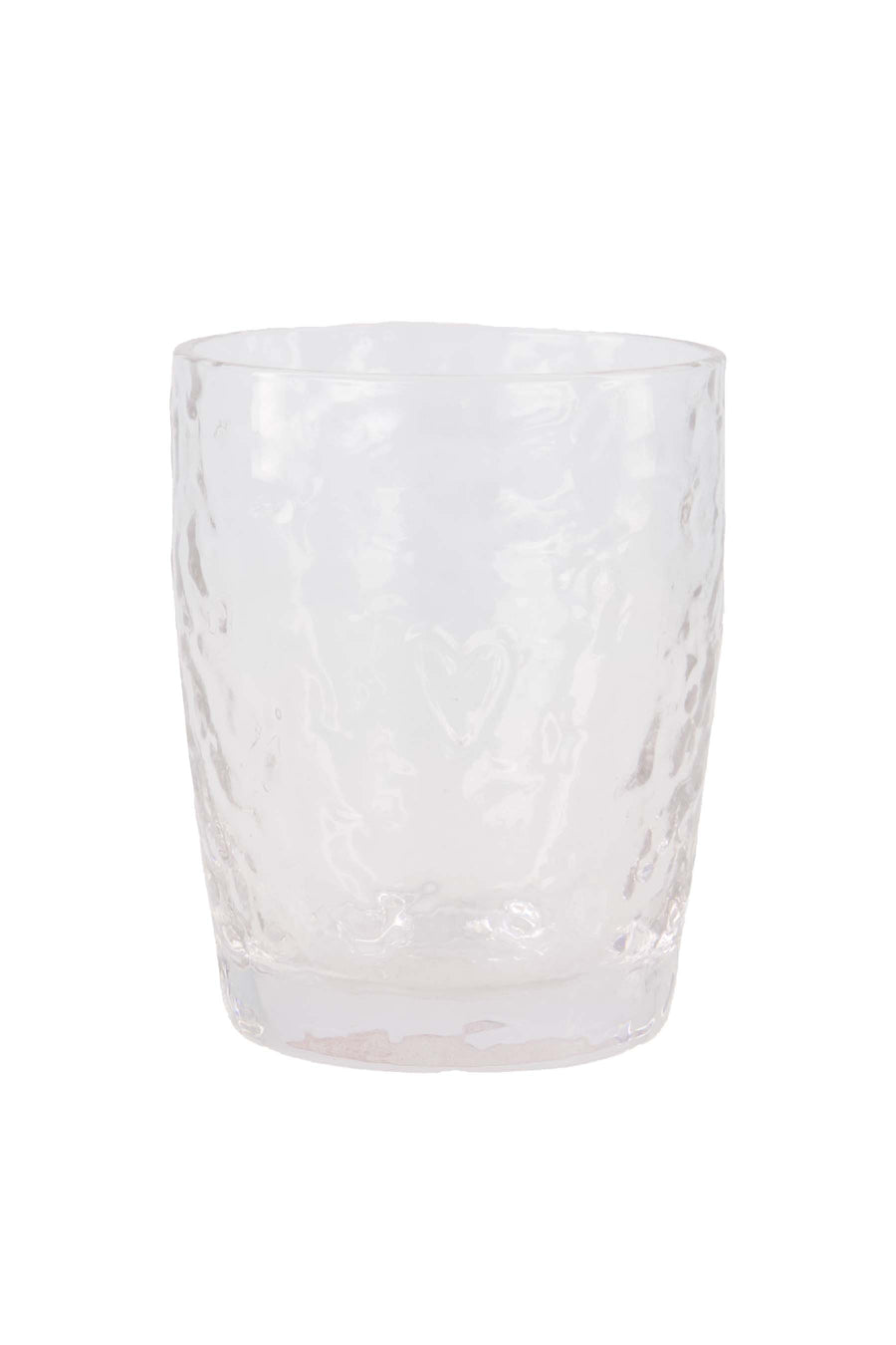 drinkglas hartje | transparent