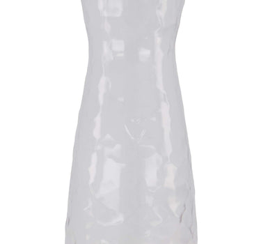 Waterkan glas hartje transparent van Zusss; heldere glazen karaf met slanke vorm.