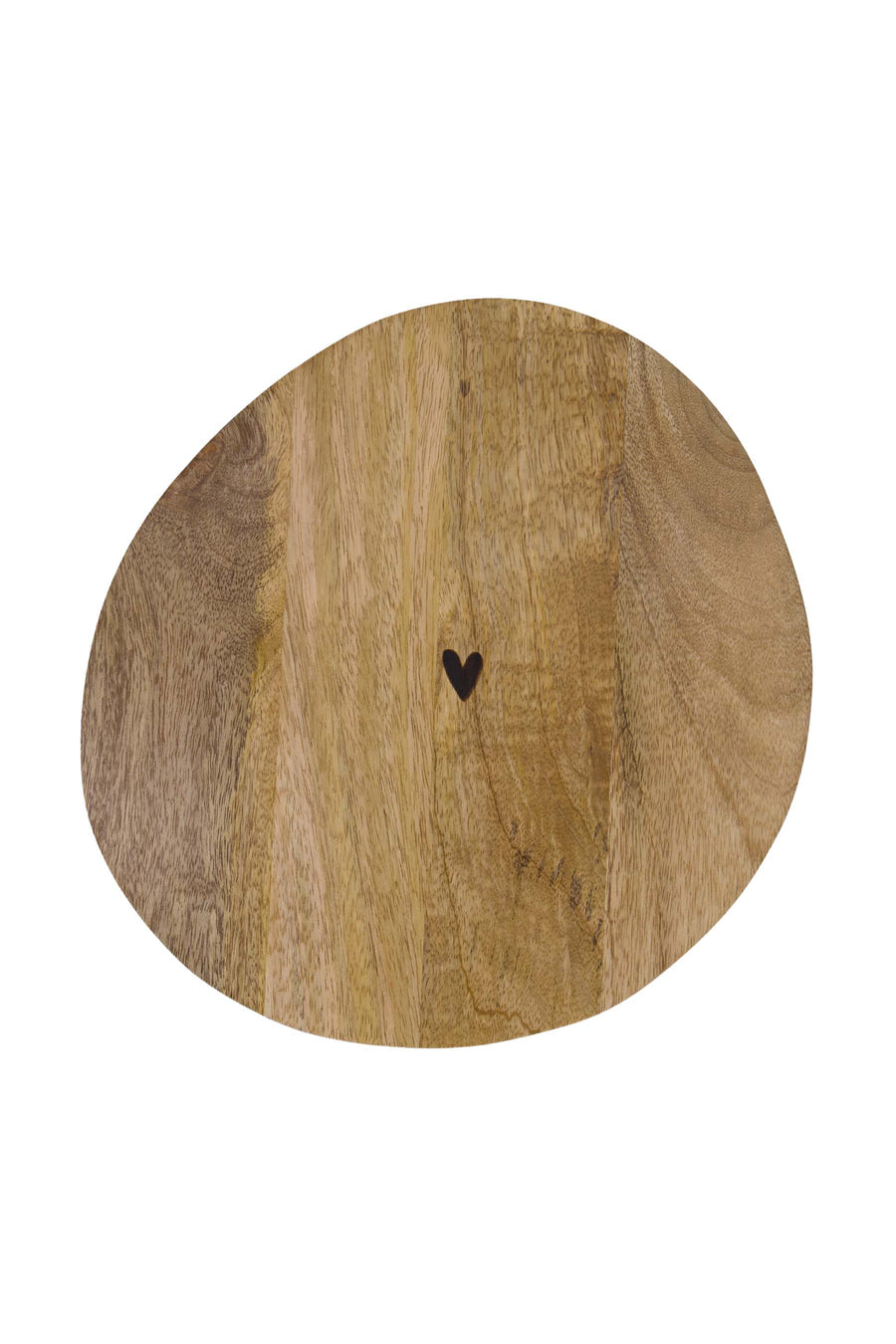 serveerplank rond hartje | naturel