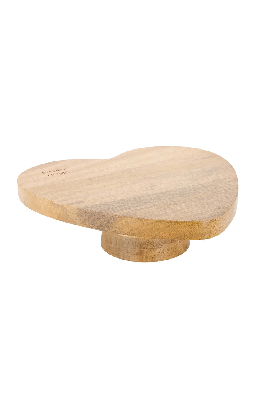 serveerplateau hout hartvorm happy home | naturel