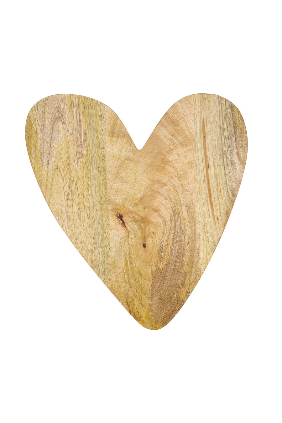 serveerplank hout hartvorm | naturel