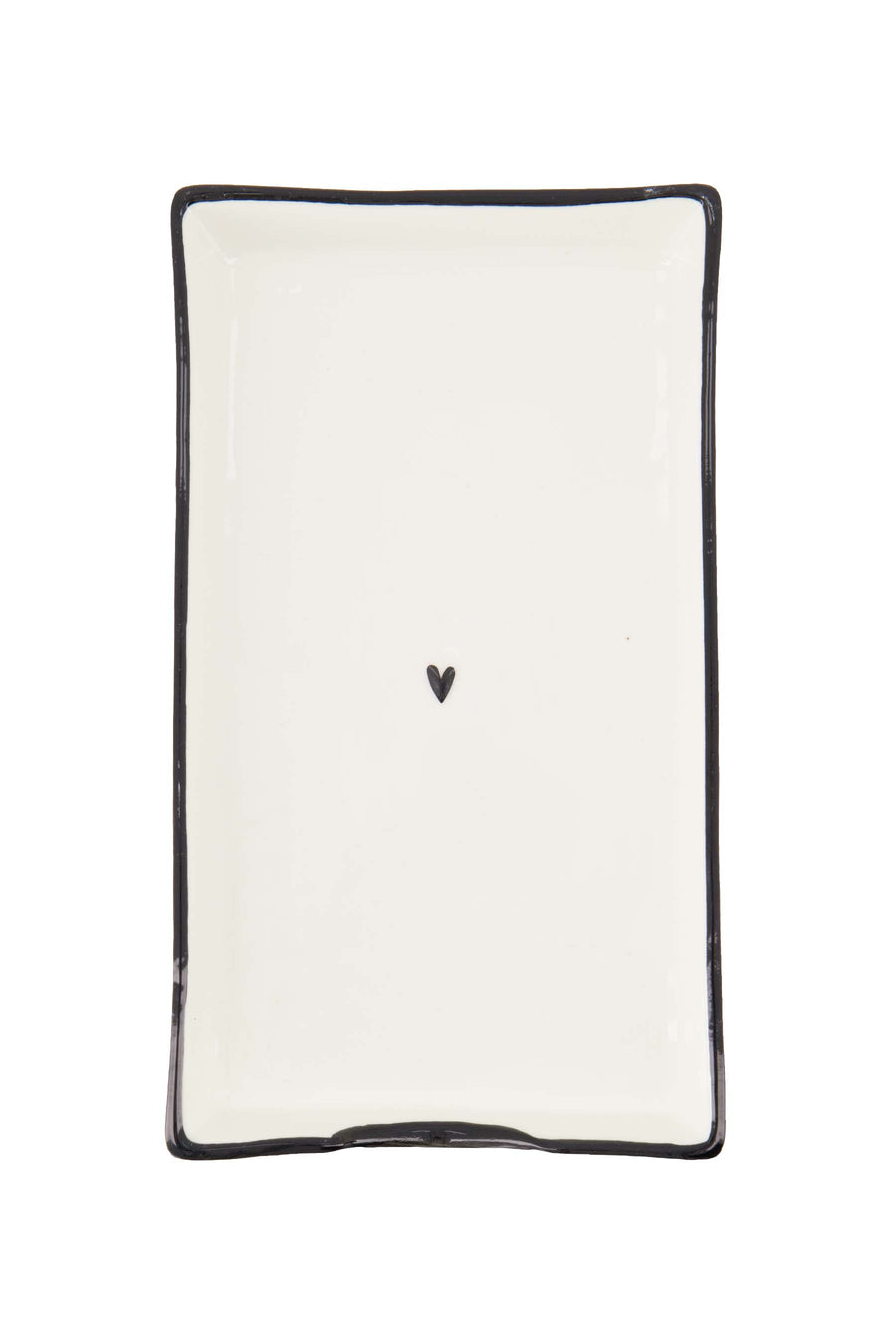 rectangular ceramic napkin holder | white