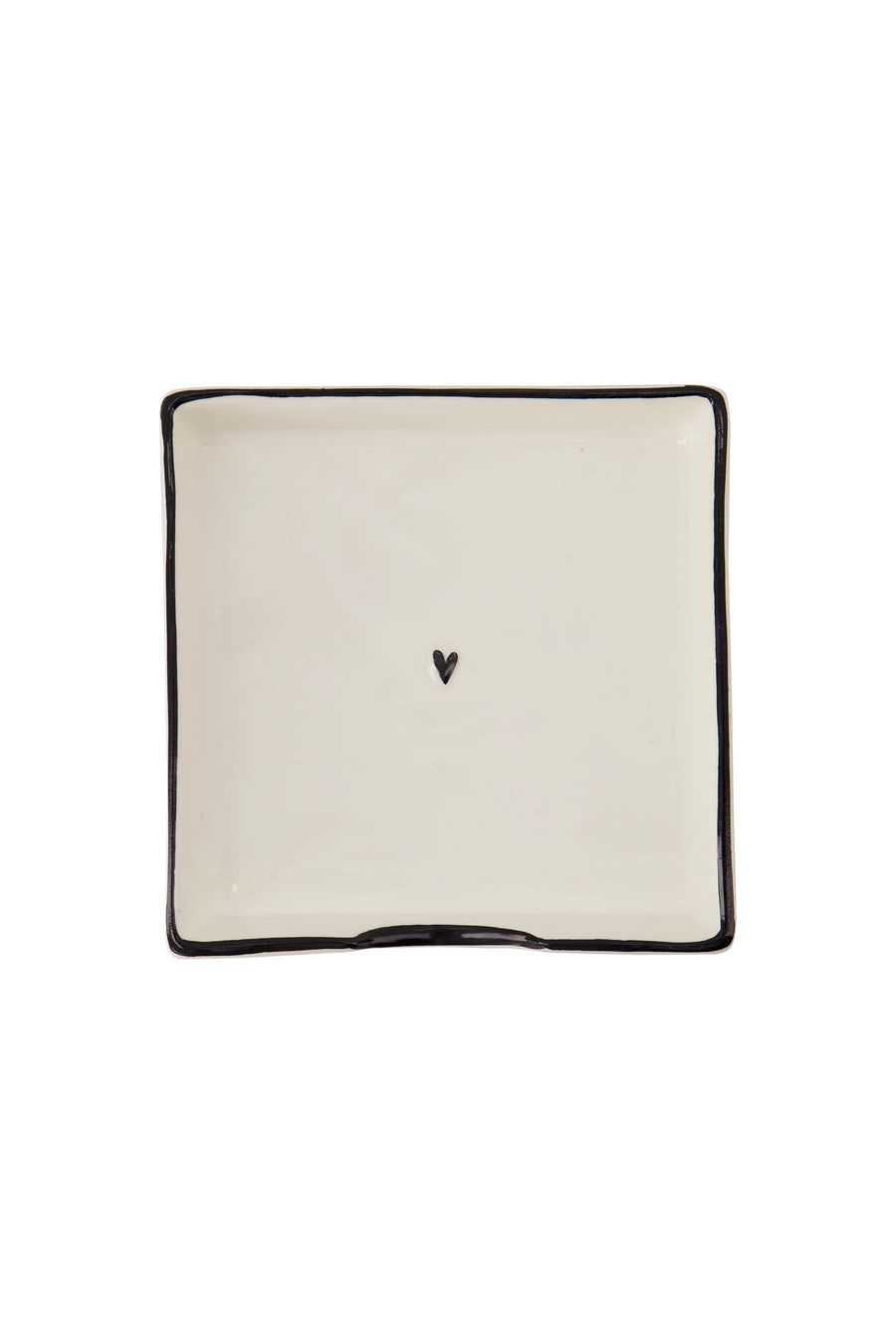square ceramic napkin holder | white