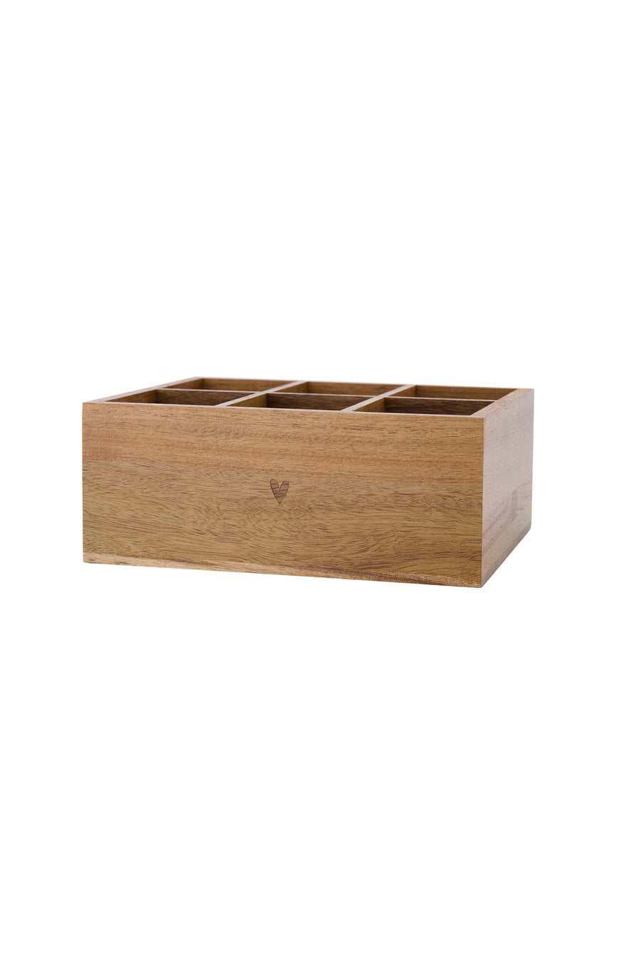 theedoos hout hartje | naturel