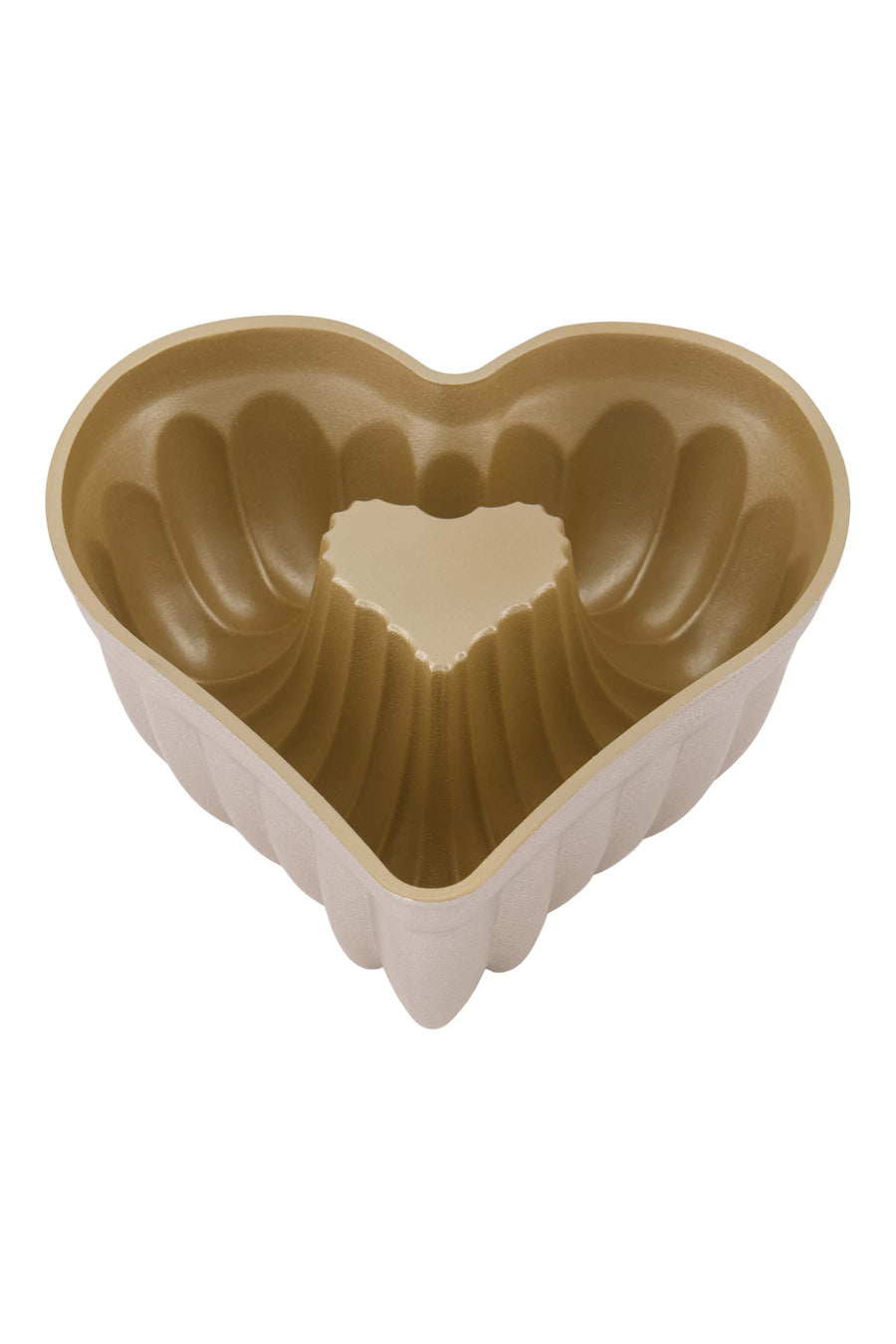 Bakvorm Hartje | champagne gold