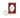 Set van 2 Servetringen in Doosje Hartvorm | red / white / gold