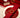 Set van 2 Servetringen in Doosje Hartvorm | red / white / gold