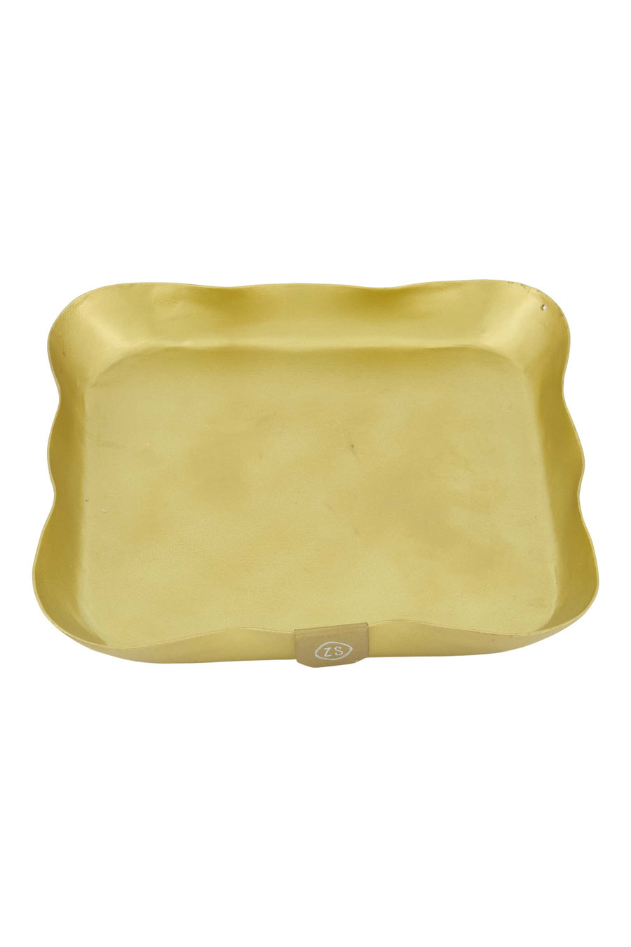 servethouder metaal vierkant goud | goud