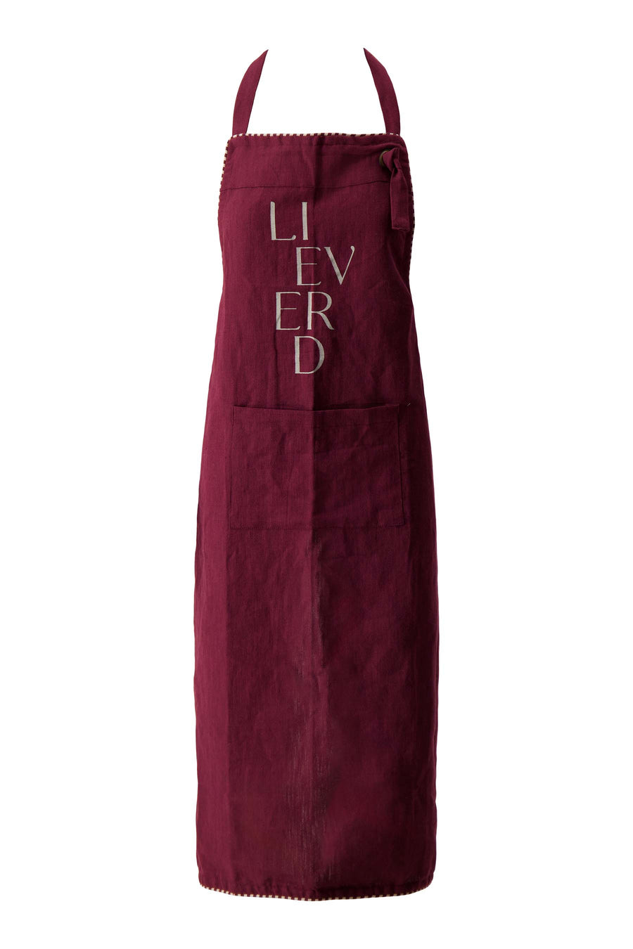 schort ster in de keuken wit/rood | wit / rood