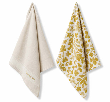 keukenset love this day bloemen | white / gold