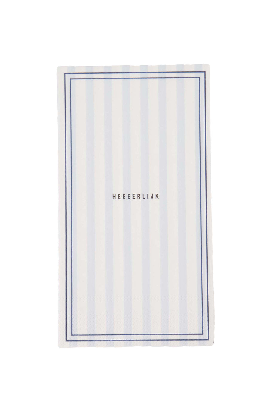 napkins rectangle stripe lovely | white / blue
