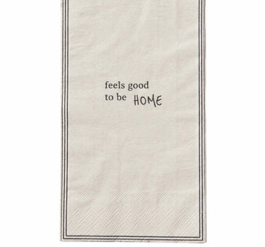 rectangular "Feels Good" napkins | sand