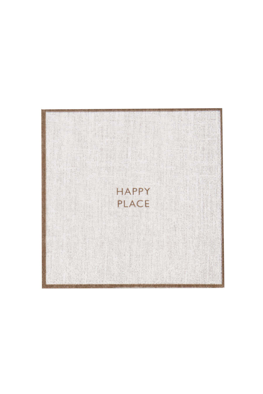 servetten vierkant happy place | peper and salt / brown