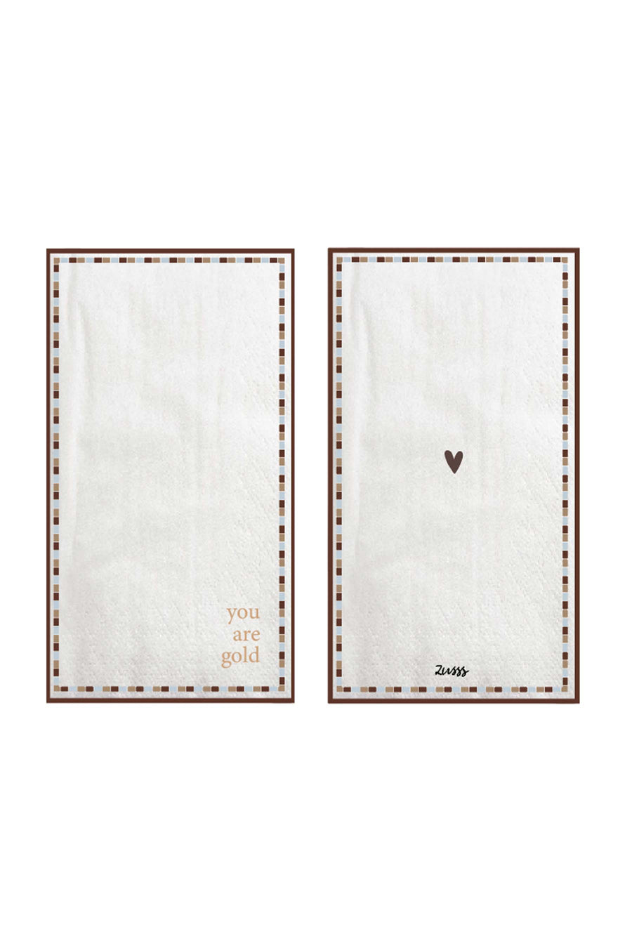 "You Are Gold" Rectangular Napkins | Multicolor