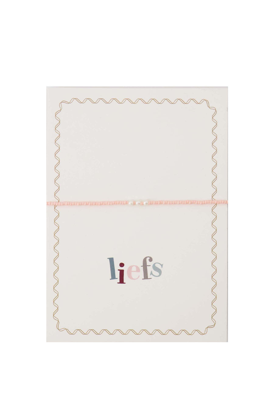 ansichtkaart armband liefs multicolor | multicolor