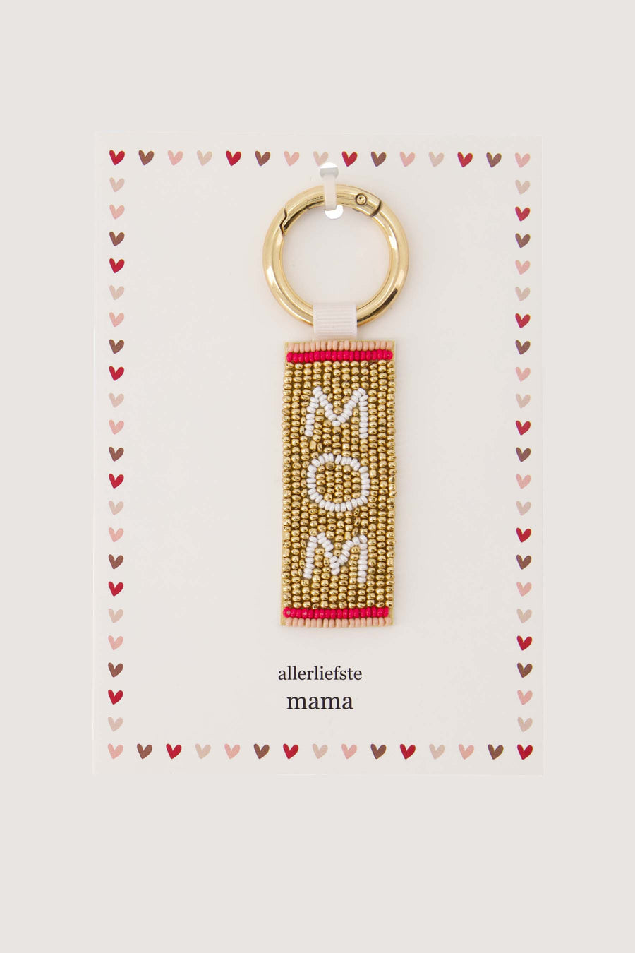 ansichtkaart sleutelhanger mom | multicolor