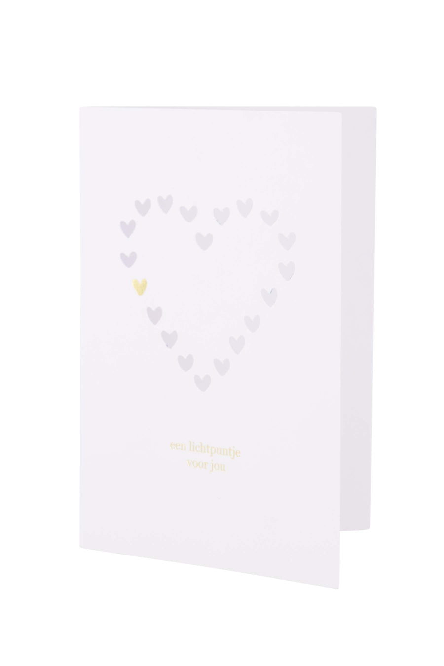 greeting card bright spot for you | white / gold