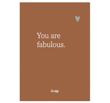 ansichtkaart you are fabulous (GB) | camel