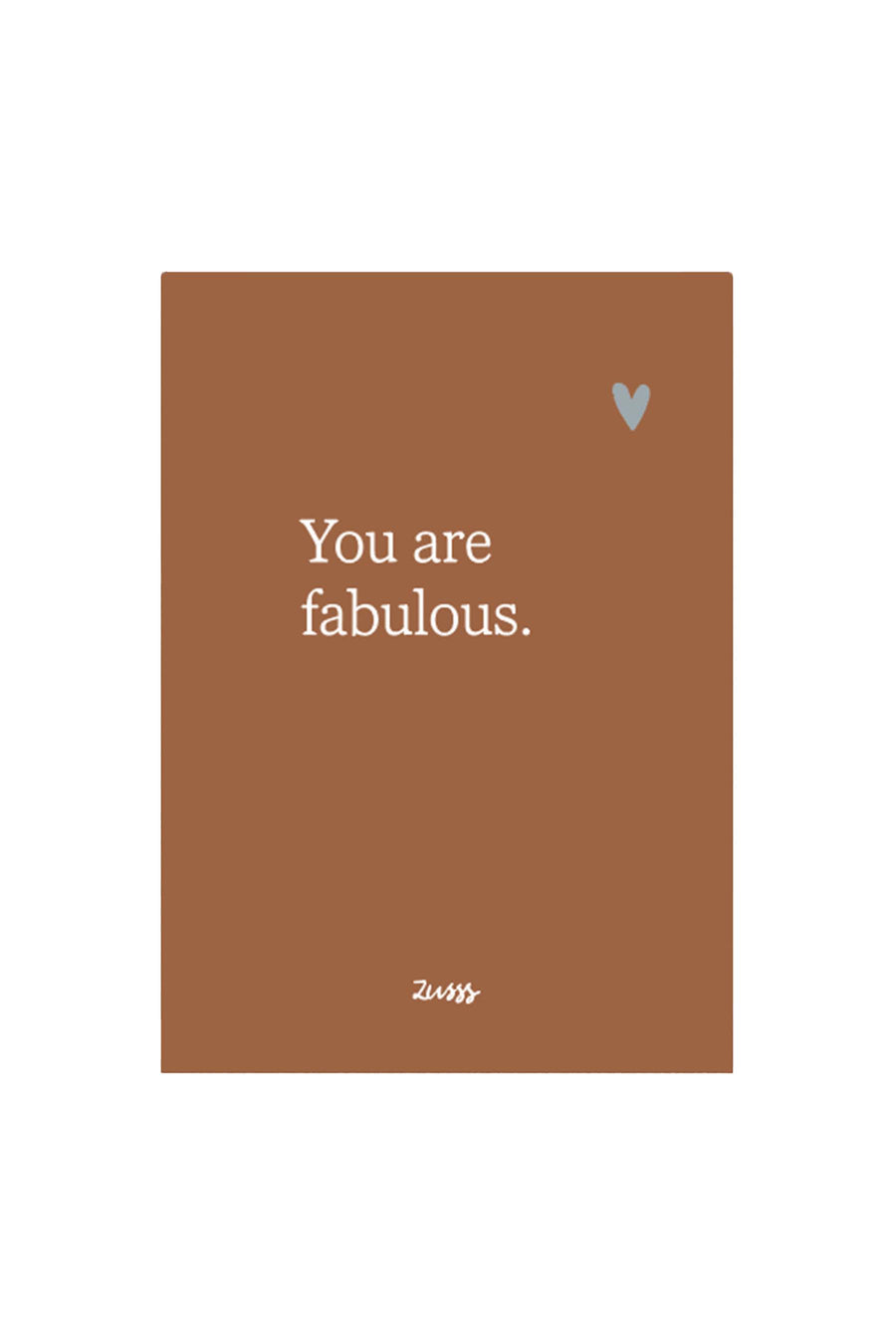 ansichtkaart you are fabulous (GB) | camel