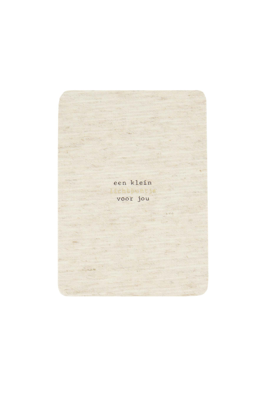 Leinenkarte | Gold