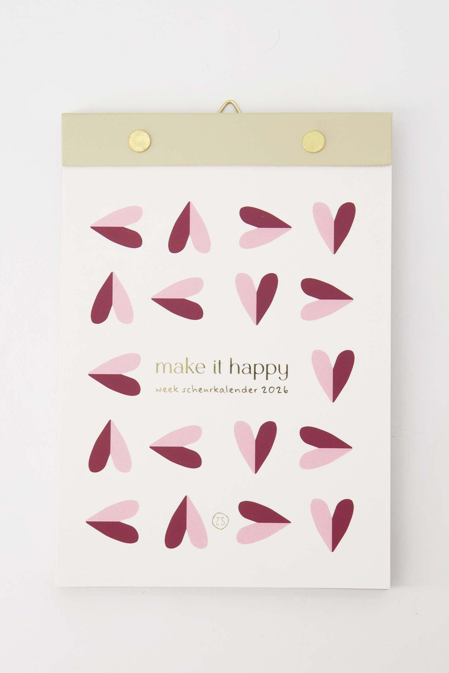 scheurkalender make it happy multicolor | multicolor