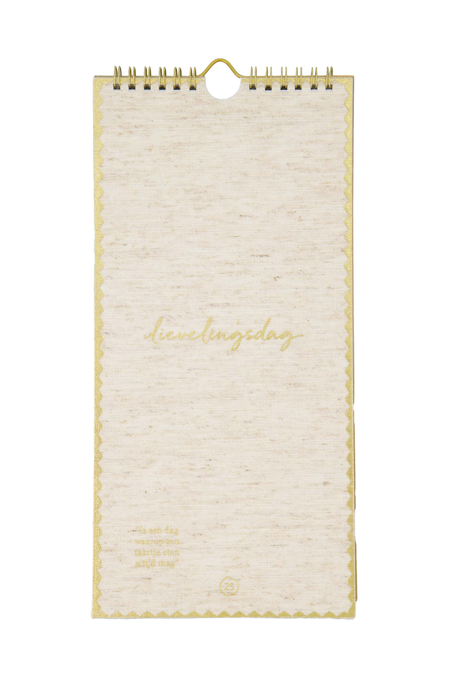 verjaardagskalender lievelingsdag | linnen