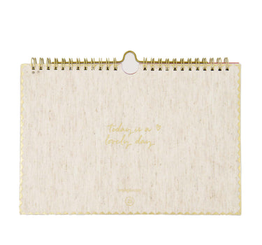 weekplanner today is a lovely day hartje | linnen
